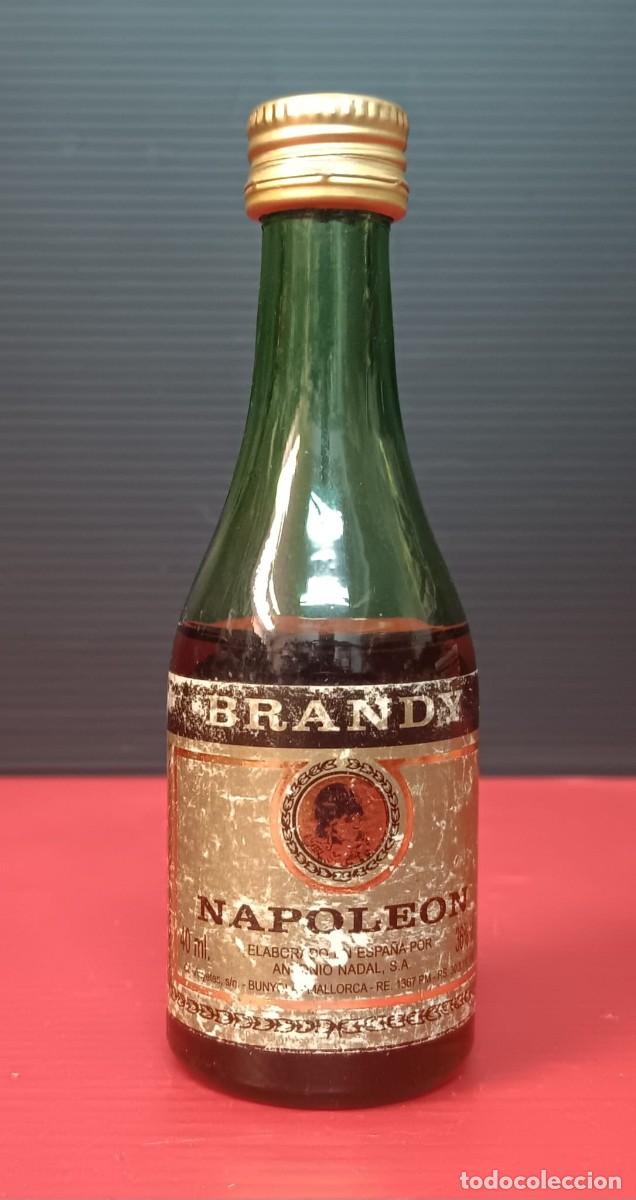 Collection of wines and liquors: ANTIGUA MINI BOTELLA LICOR BRANDY NAPOLEON