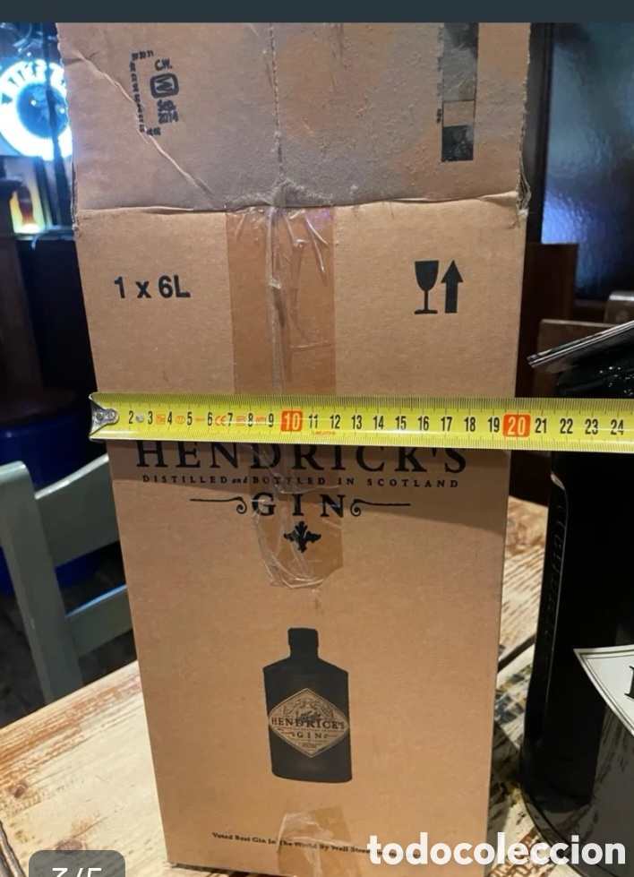 Coleccionismo de vinos y licores: Botell&oacute;n cristal hendricks - Foto 3