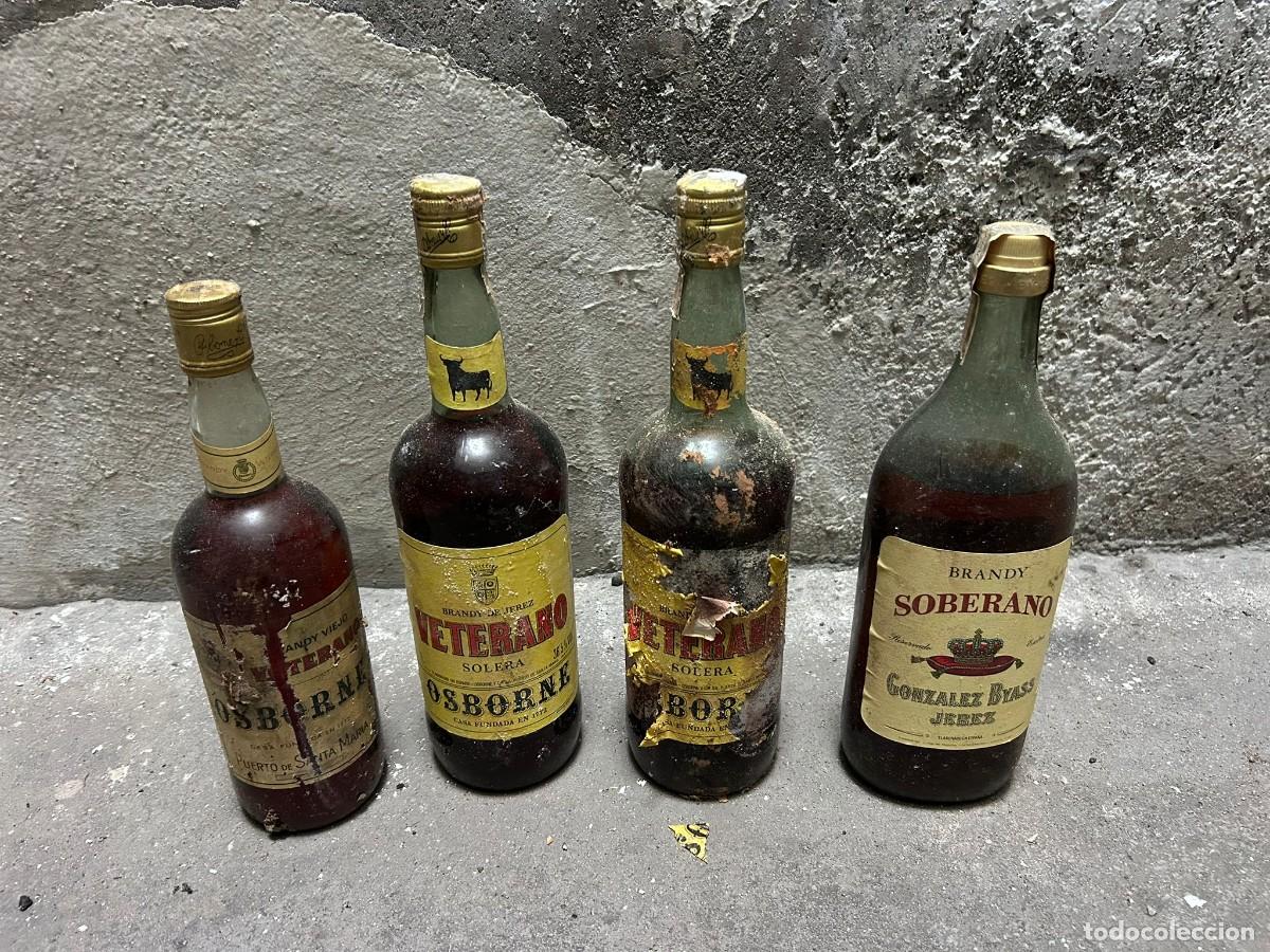 Coleccionismo de vinos y licores: Botellas de Brandy con m&aacute;s de 30 a&ntilde;os