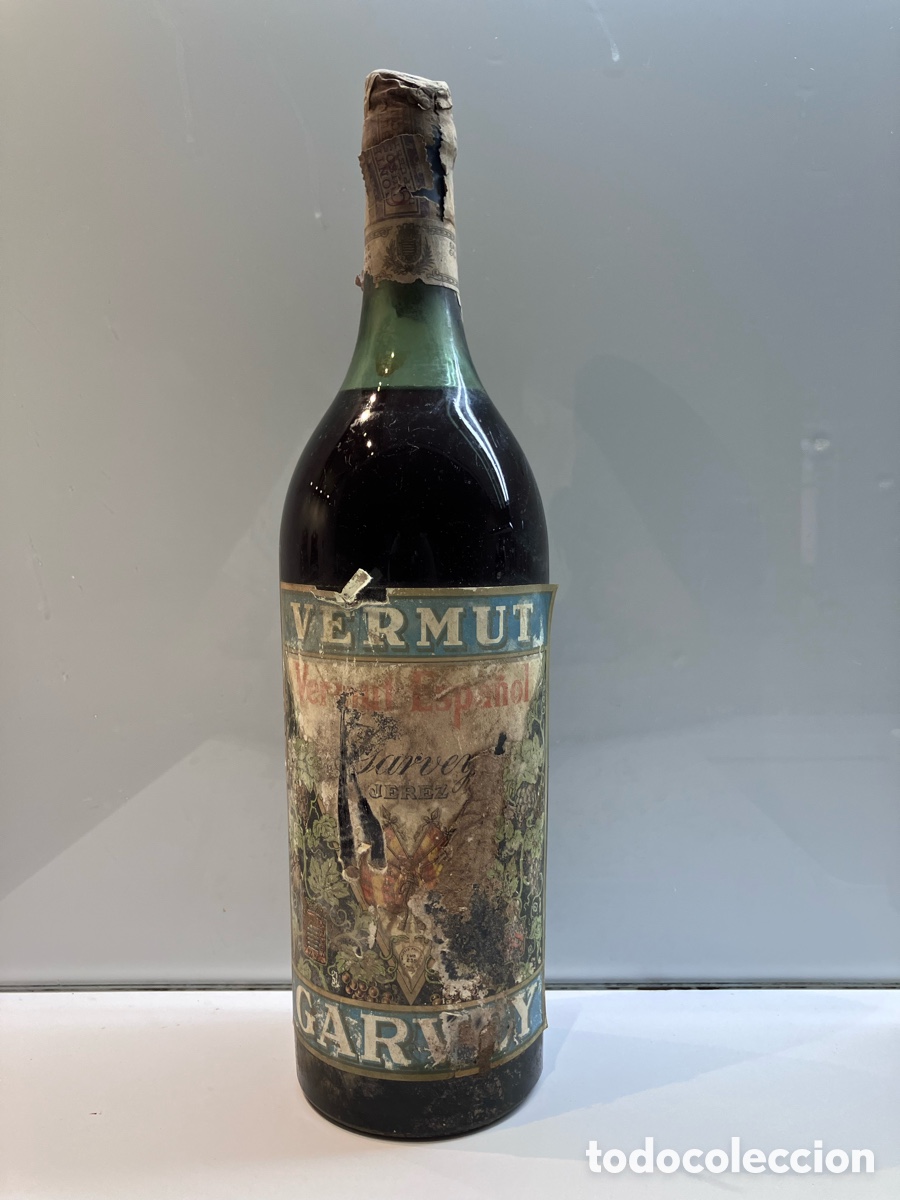 Coleccionismo de vinos y licores: Vermut Garvey jerez 1l