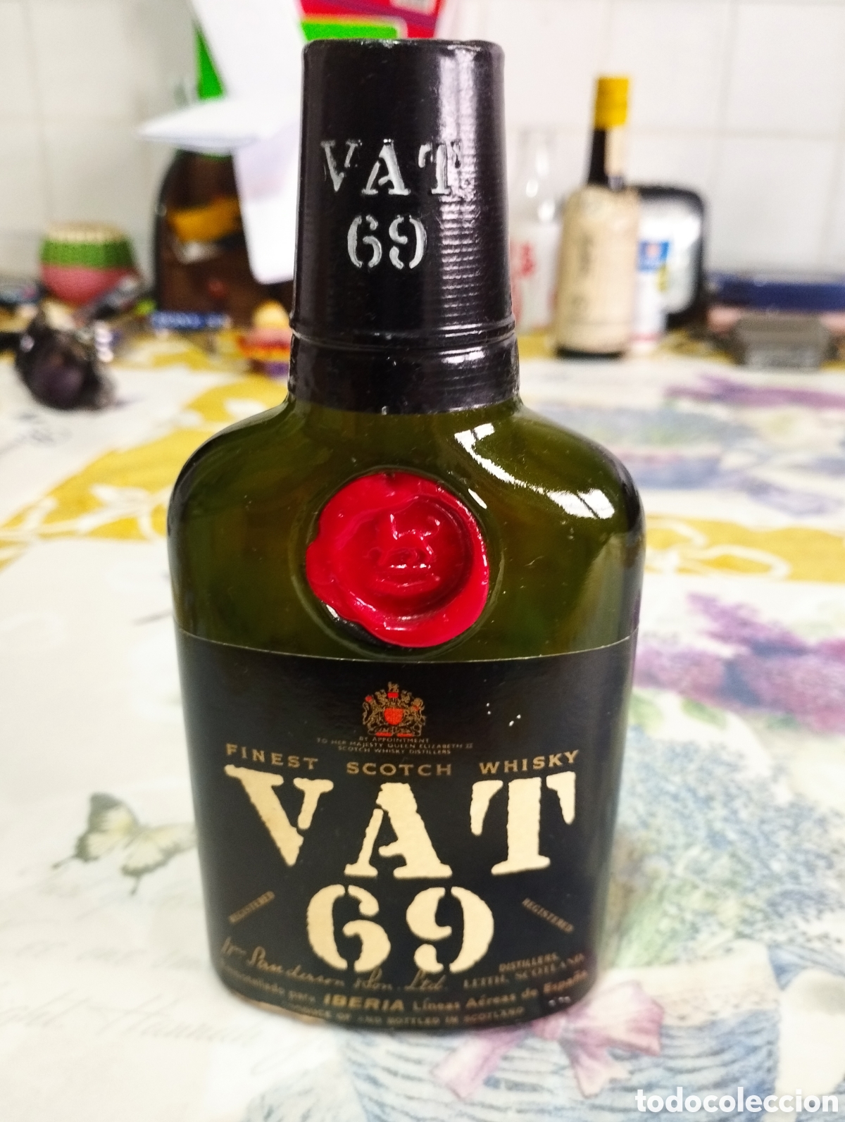 Coleccionismo de vinos y licores: WHISKY BAT 69 DE IBERIA a&ntilde;os 70