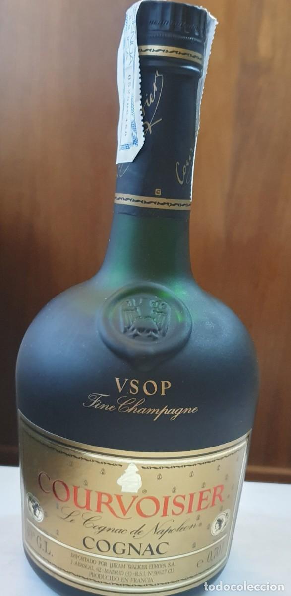 Coleccionismo de vinos y licores: Antigua Botella Cognac Courvoisier V.S.O.P. Fine Champagne - A&ntilde;o 1986 (Edici&oacute;n Transici&oacute;n 70cl) - Co