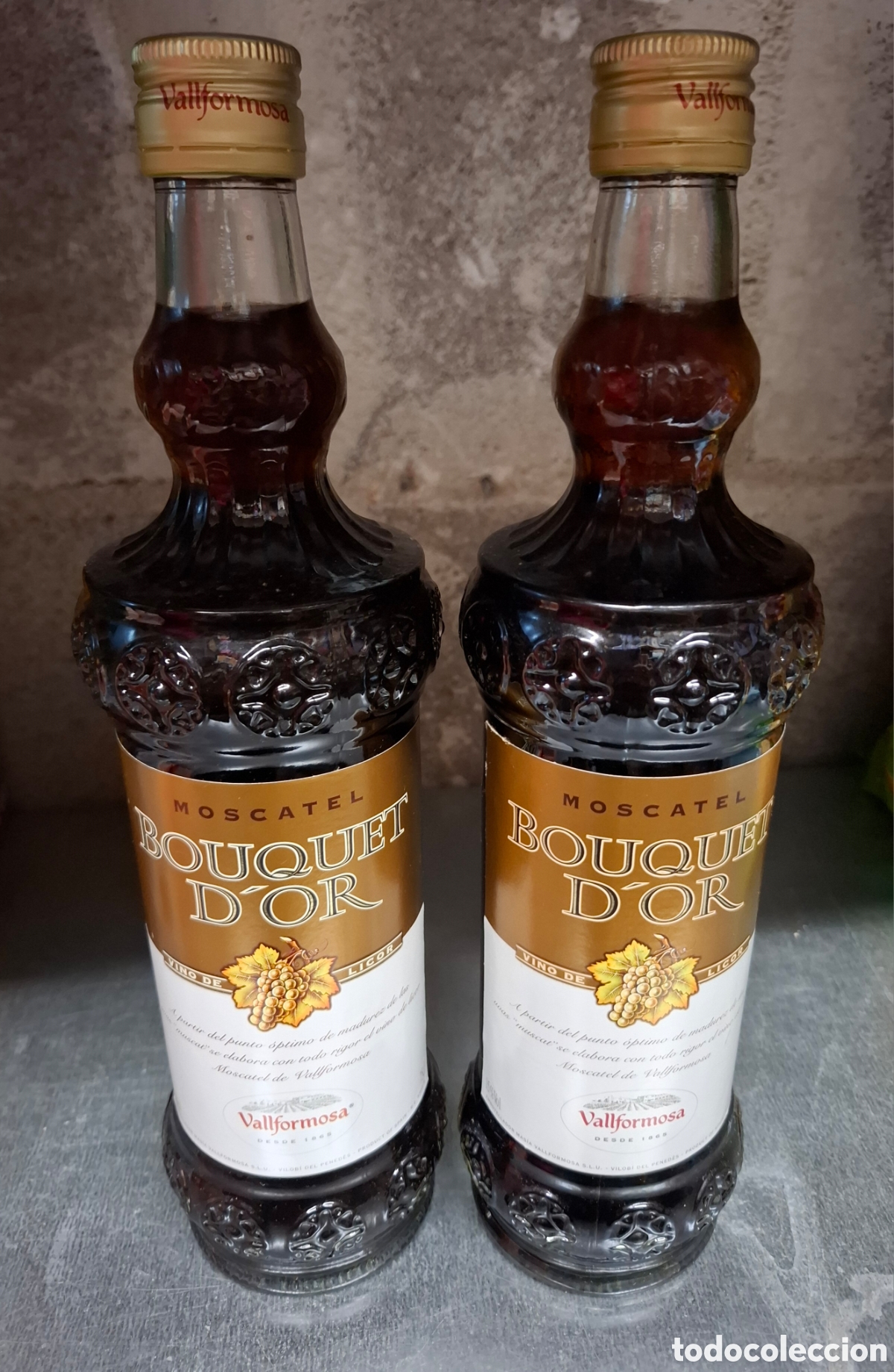Coleccionismo de vinos y licores: Vino Moscatel Vallfirmosa Bouquet d'Or