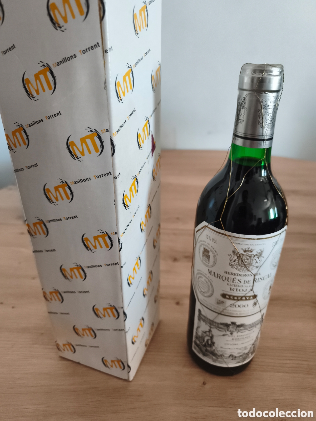 Coleccionismo de vinos y licores: Marqu&eacute;s de Riscal Rioja Reserva 2000