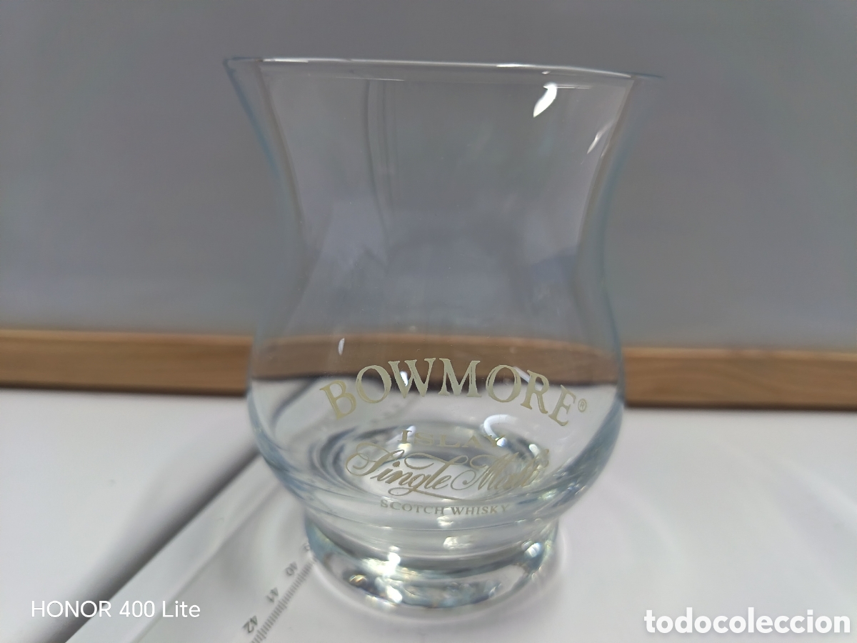 Coleccionismo de vinos y licores: Vaso de degustaci&oacute;n de whisky Bowmore.