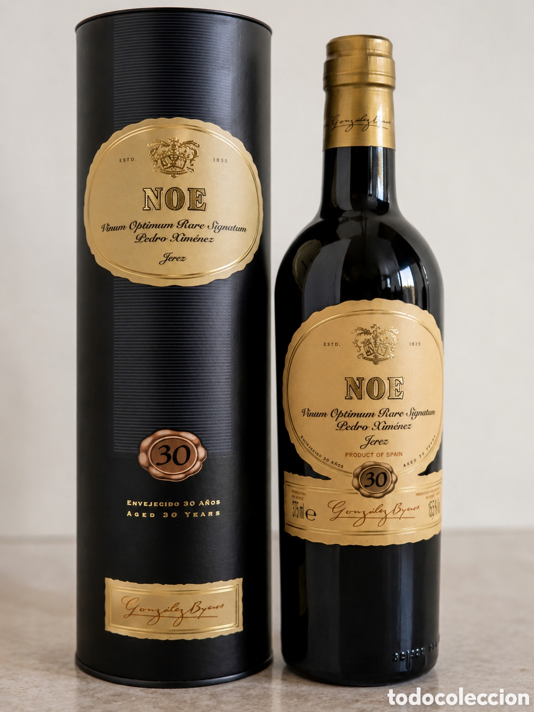 Coleccionismo de vinos y licores: Gonz&aacute;lez Byass NO&Eacute; Pedro Xim&eacute;nez 30 A&ntilde;os + Estuche