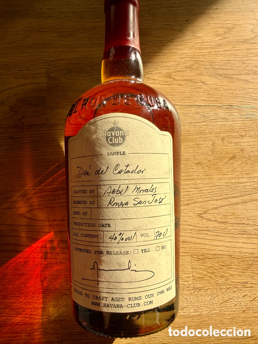 Coleccionismo de vinos y licores: Havana Club, Special Edition Dia del Catador