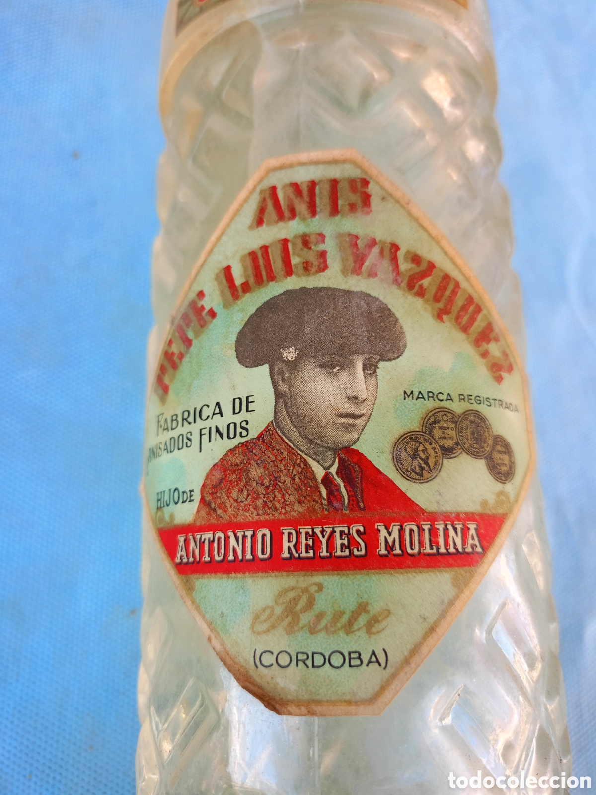 Collectionnisme de vins et liqueurs: BOTELLA DE ANIS PEPE LUIS V&Aacute;ZQUEZ, RUTE. C&Oacute;RDOBA