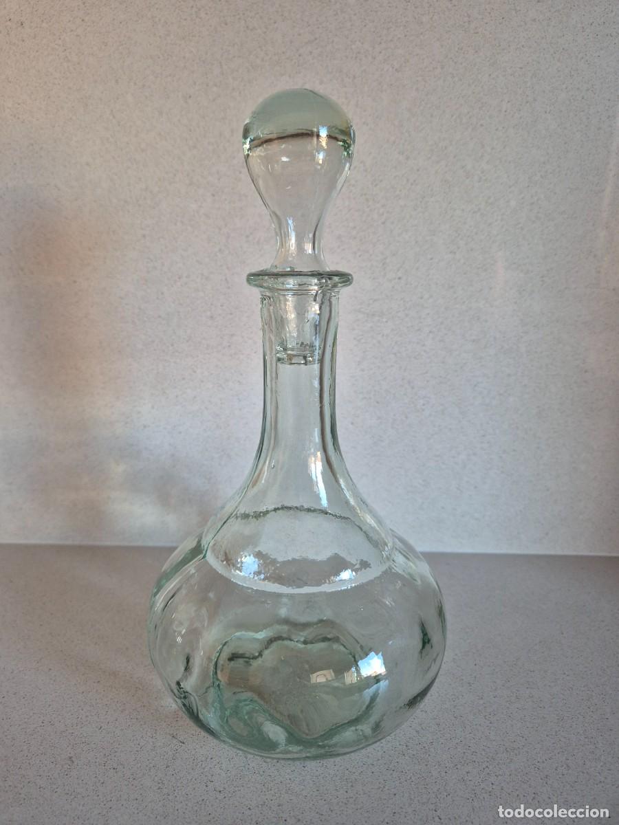 Coleccionismo de vinos y licores: Botella de cristal vintage
