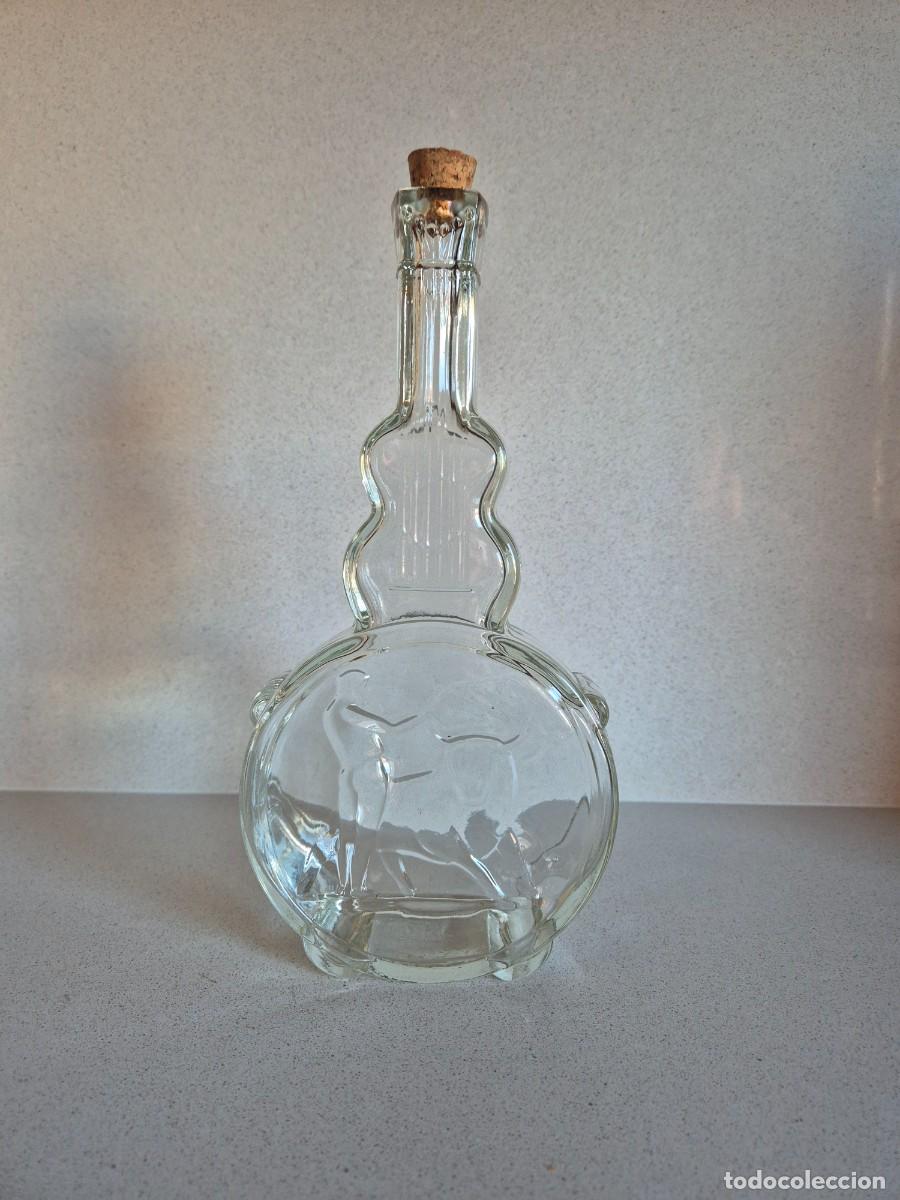 Coleccionismo de vinos y licores: Botella de cristal vintage