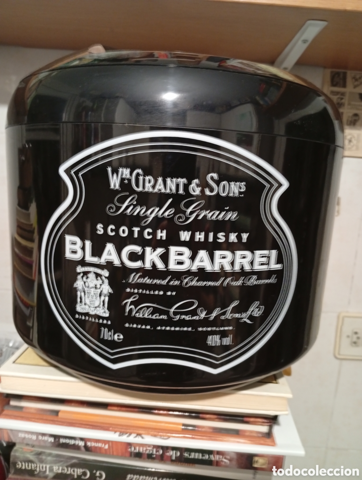 Coleccionismo de vinos y licores: CUBITERA PARA HIELOS BLACK BARREL BY GLENFIDDICH. COMO NUEVA.