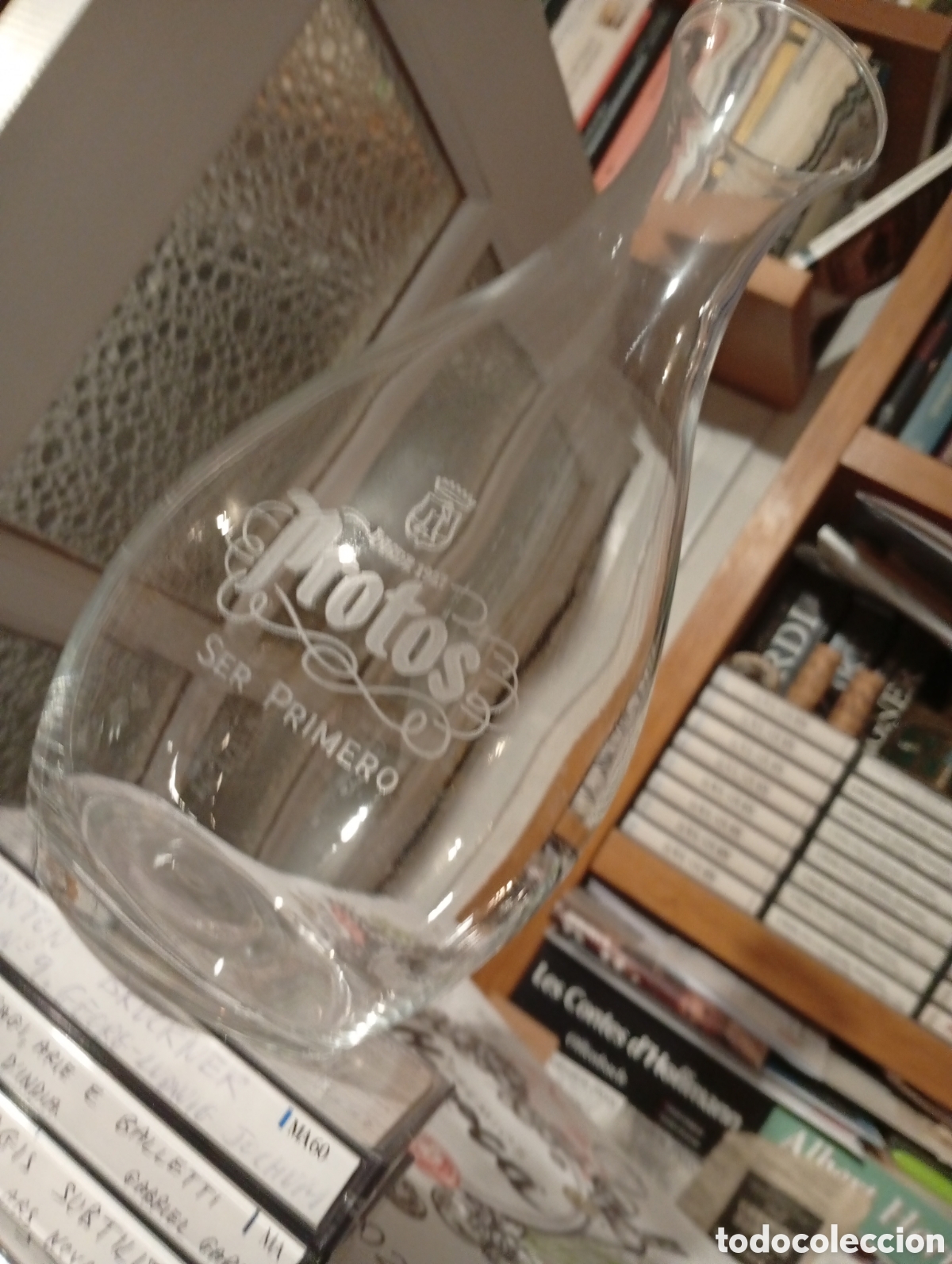 Coleccionismo de vinos y licores: DECANTER PARA VINOS. 75 CL. PROTOS. SIN USO.