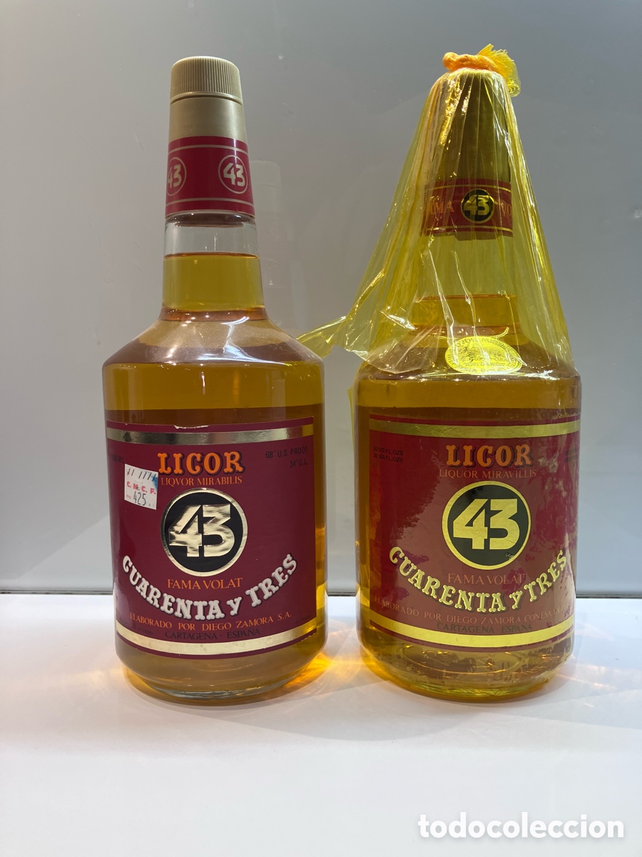 Coleccionismo de vinos y licores: Licor 43, licor cuarenta y tres