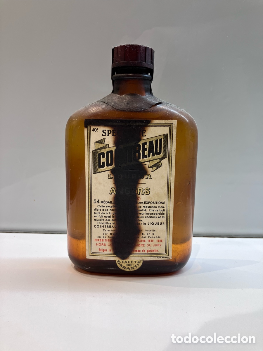 Coleccionismo de vinos y licores: Petaca cointreau angers