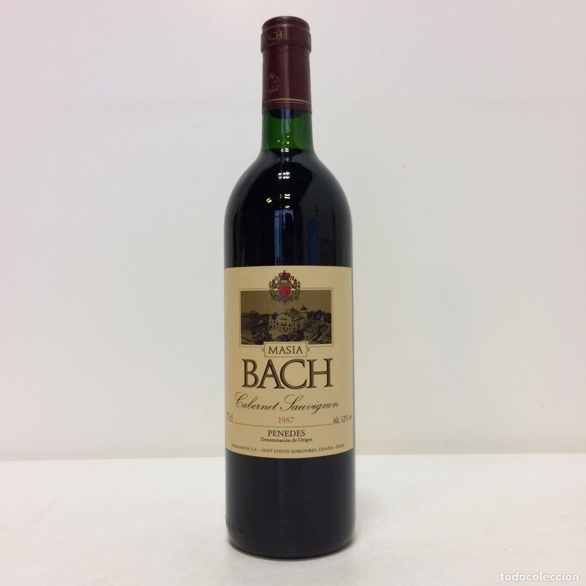 Collection of wines and liquors: Vino: 1987 Bach Cabernet Sauvignon, Masia Bach (Penedes)