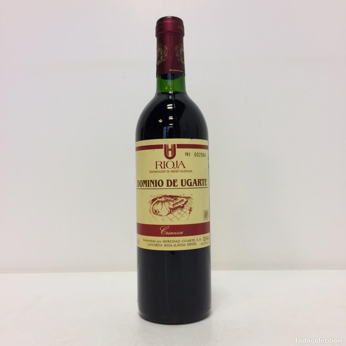 Coleccionismo de vinos y licores: Vino: 1987 Dominio de Ugarte Crianza, Heredad Ugarte (Rioja)