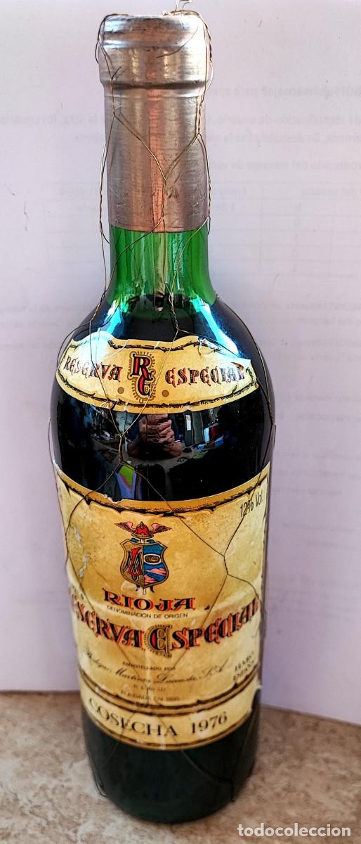 Coleccionismo de vinos y licores: BOTELLA DE VINO PARA COLECCIONISTAS-RESERVA ESPECIAL RIOJA 1976