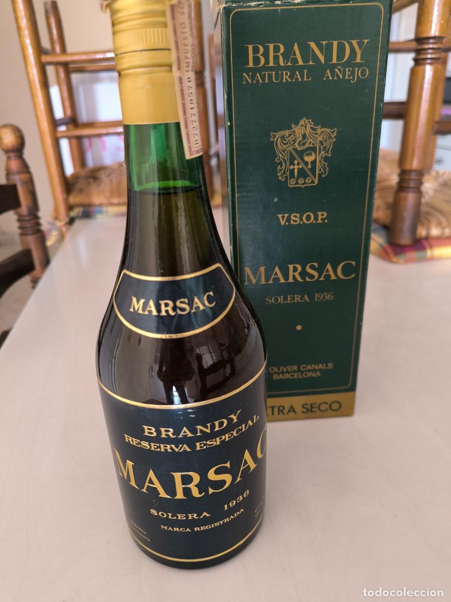 Coleccionismo de vinos y licores: Brandy V.S.O.P Marsac Solera 1936