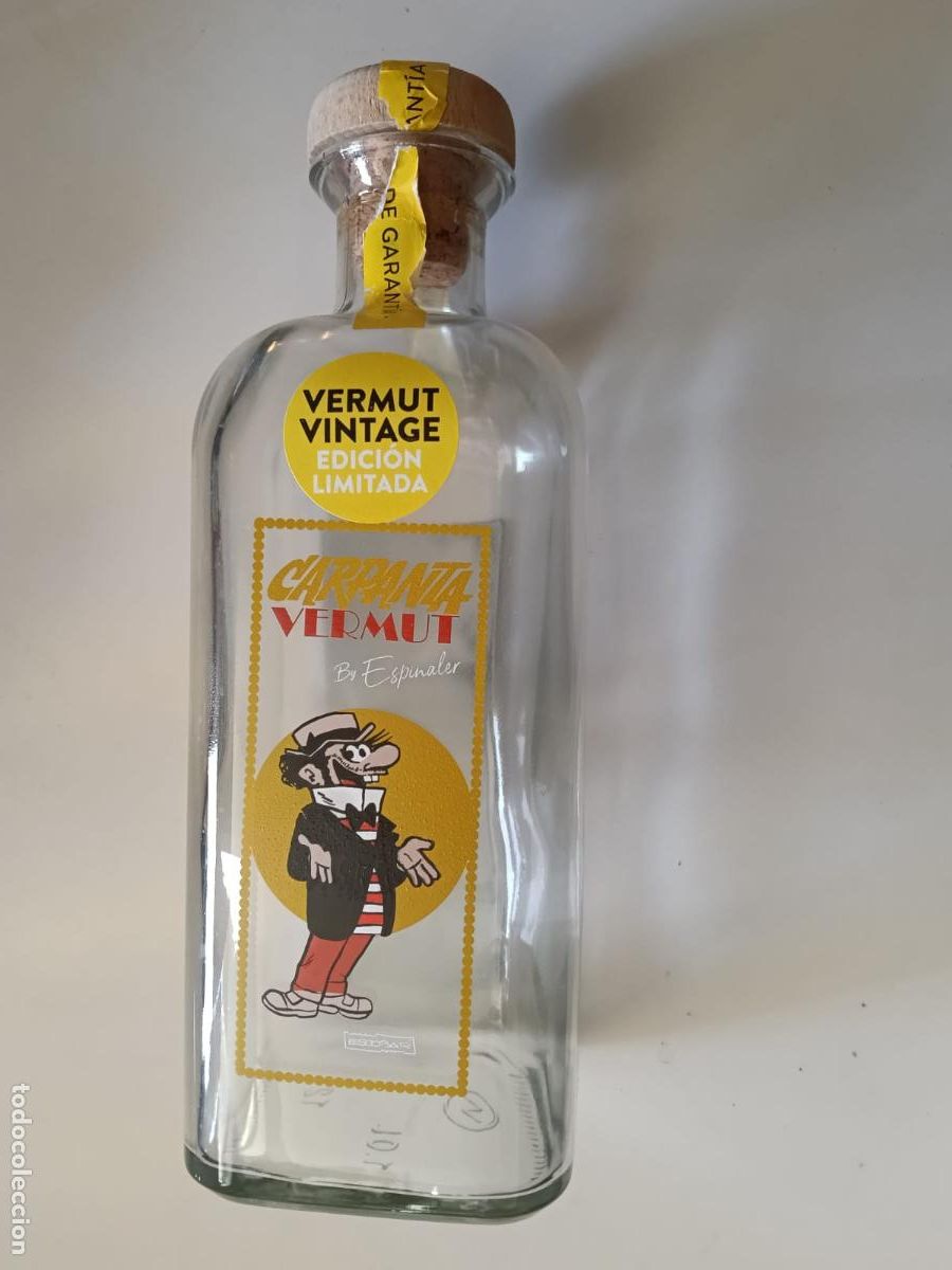 Coleccionismo de vinos y licores: BOTELLA VERMUT ESPINALER CARPANTA ESC&Oacute;BAR