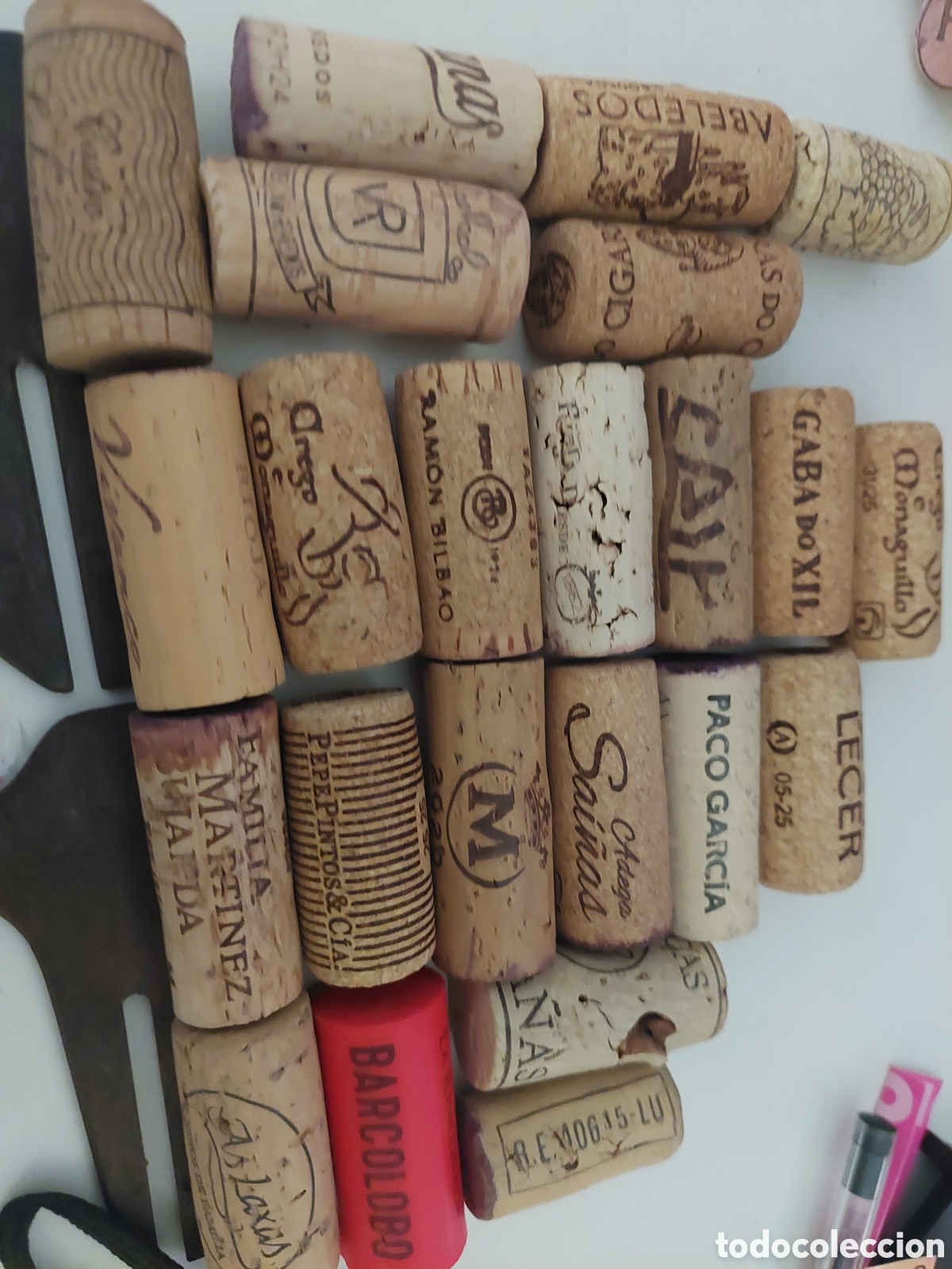 Coleccionismo de vinos y licores: 25 CORCHOS vino Espa&ntilde;a