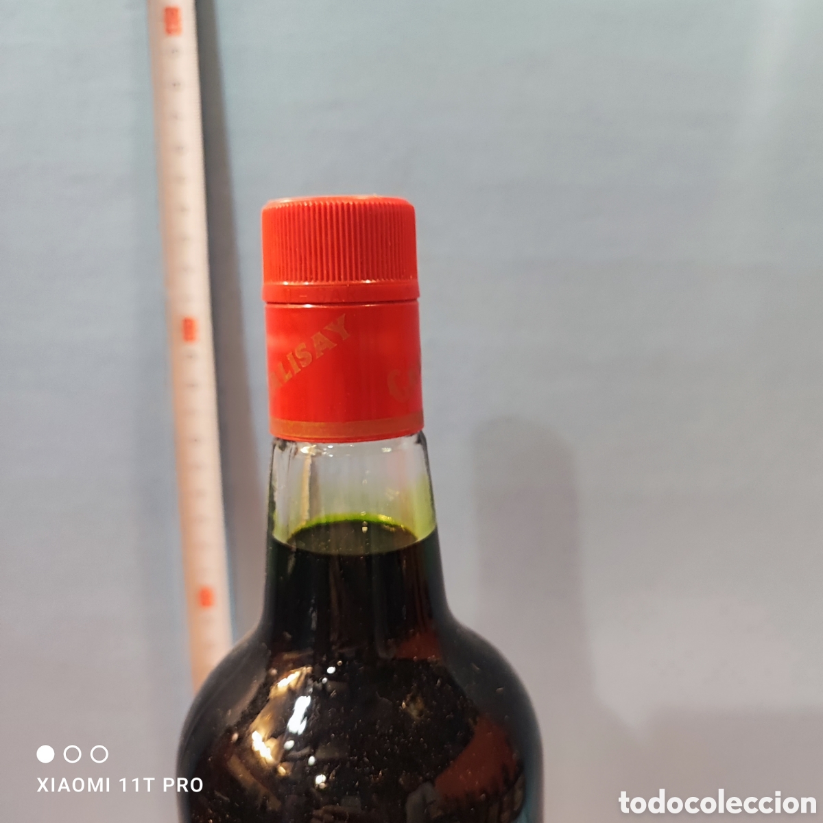 Coleccionismo de vinos y licores: Botella de Calisay menta. - Foto 3