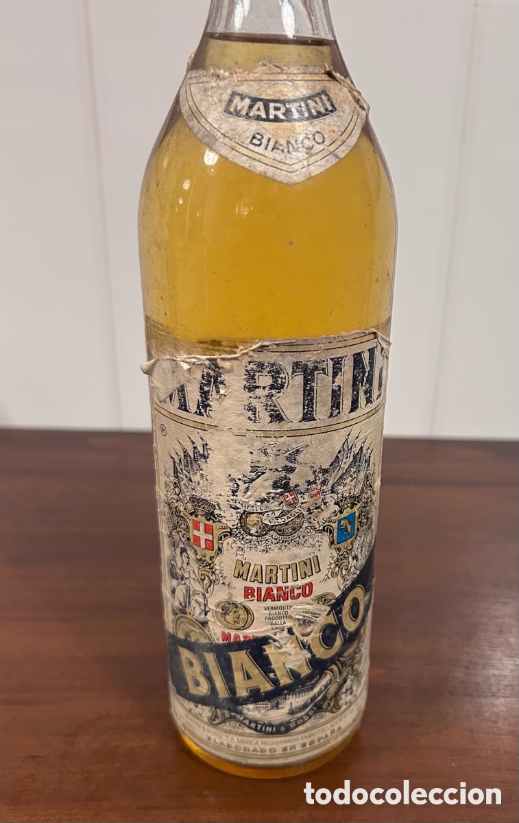 Coleccionismo de vinos y licores: MARTINI BIANCO. BOTELLA PRECINTADA Y LLENA