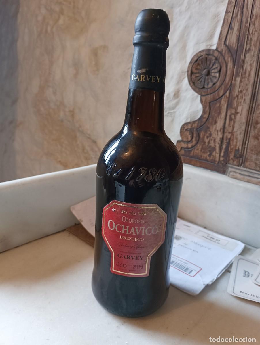 Coleccionismo de vinos y licores: Botella oloroso ochavico garvey jerez