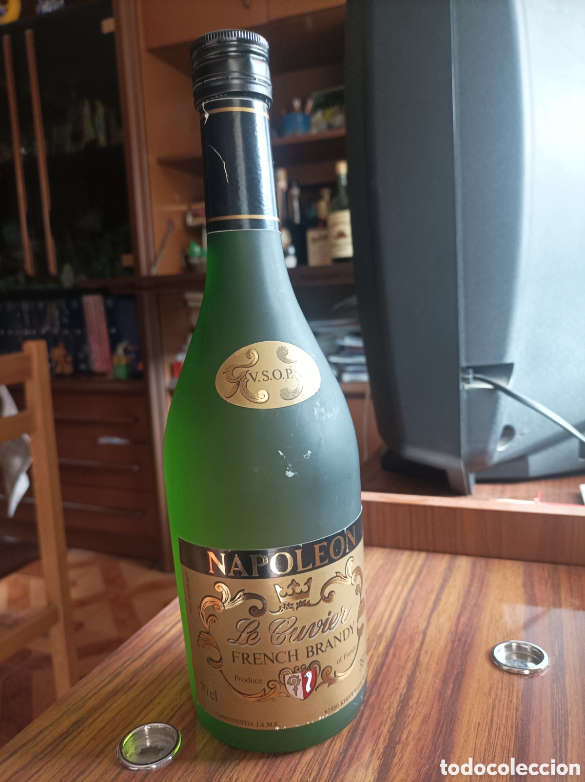 Coleccionismo de vinos y licores: Brandy Napole&oacute;n Le Cuvier V.S.O.P