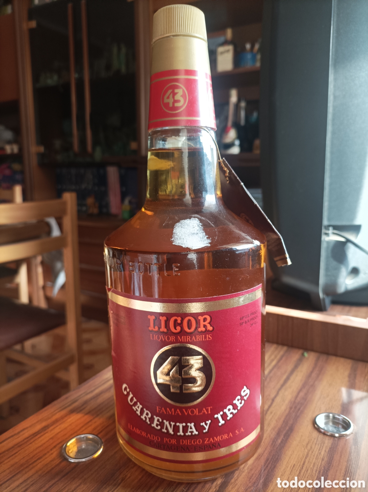Coleccionismo de vinos y licores: Licor 43 Original de finales de los a&ntilde;os 70