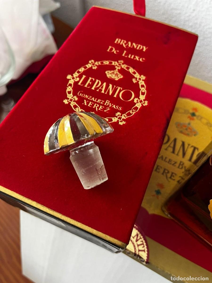 Coleccionismo de vinos y licores: Brandy Lepanto Gonz&aacute;lez Byass Xerez 75 cl Antiguo Precintado Con Caja Original