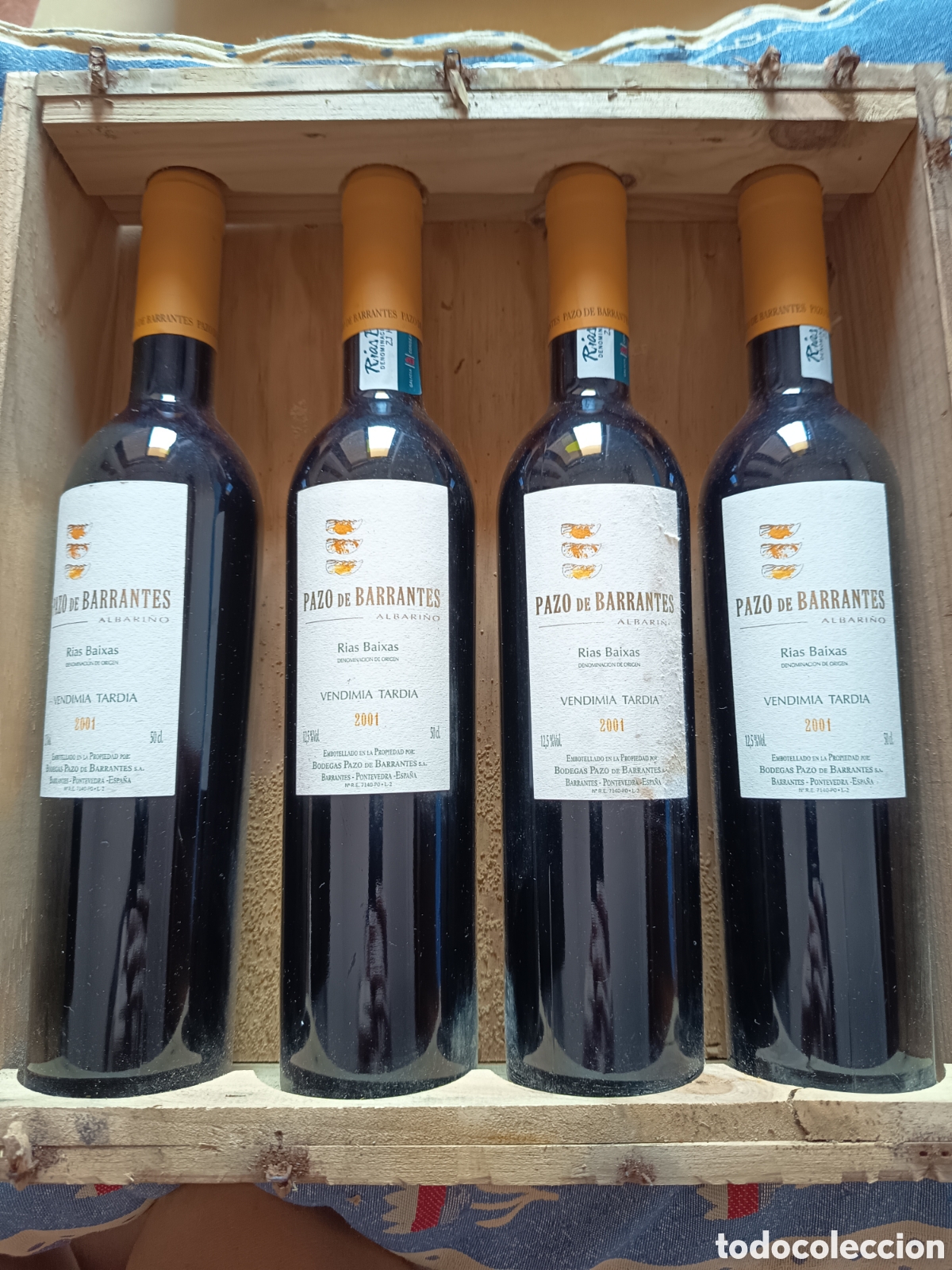 Coleccionismo de vinos y licores: Albari&ntilde;o Pazo De Barrantes 2001