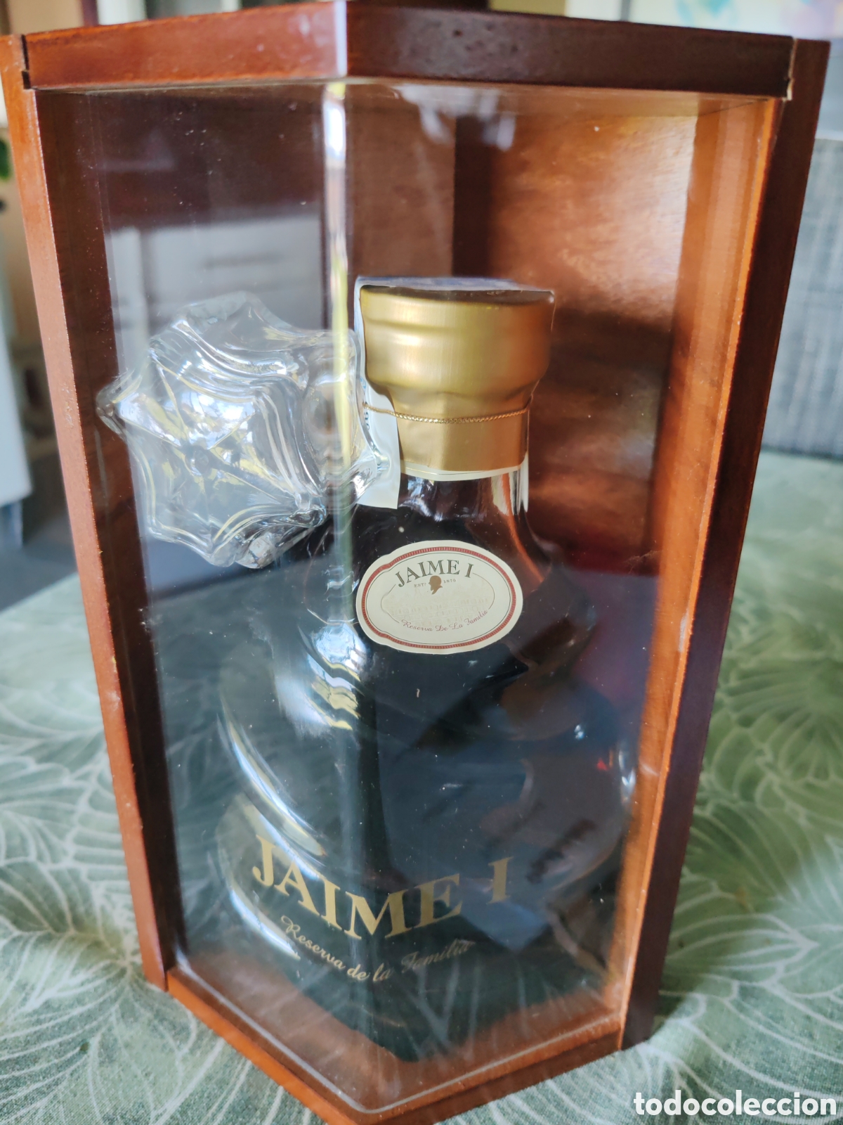 Coleccionismo de vinos y licores: Botella Cognac jaime I con su caja original sin abrir