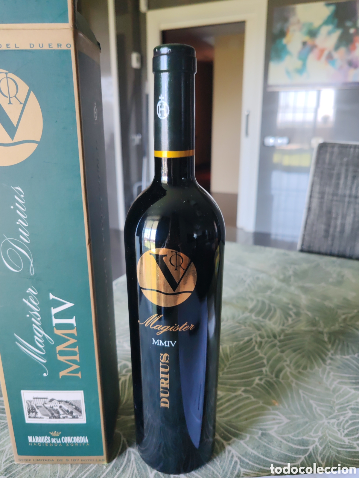 Coleccionismo de vinos y licores: .Magister Durius Marqu&egrave;s de la Conc&ograve;rdia Hacienda Zorita, serie limitada de 9187 botellas