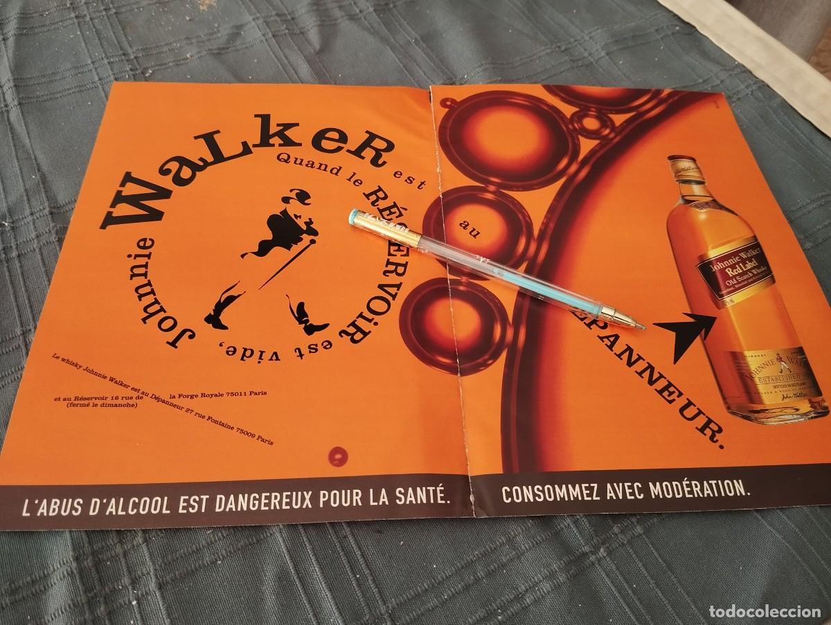 Coleccionismo de vinos y licores: WHISKY JOHNNIE WALKER ANUNCIO PUBLICIDAD REVISTA EN ALEM&Aacute;N 1996 BONITO PARA ENMARCAR