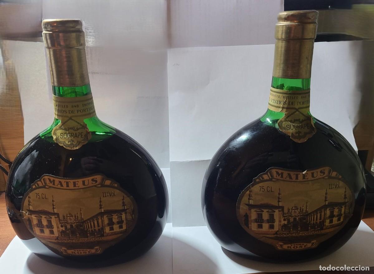 Coleccionismo de vinos y licores: 2 botellas de Mateus Vinho Rose sin abrir
