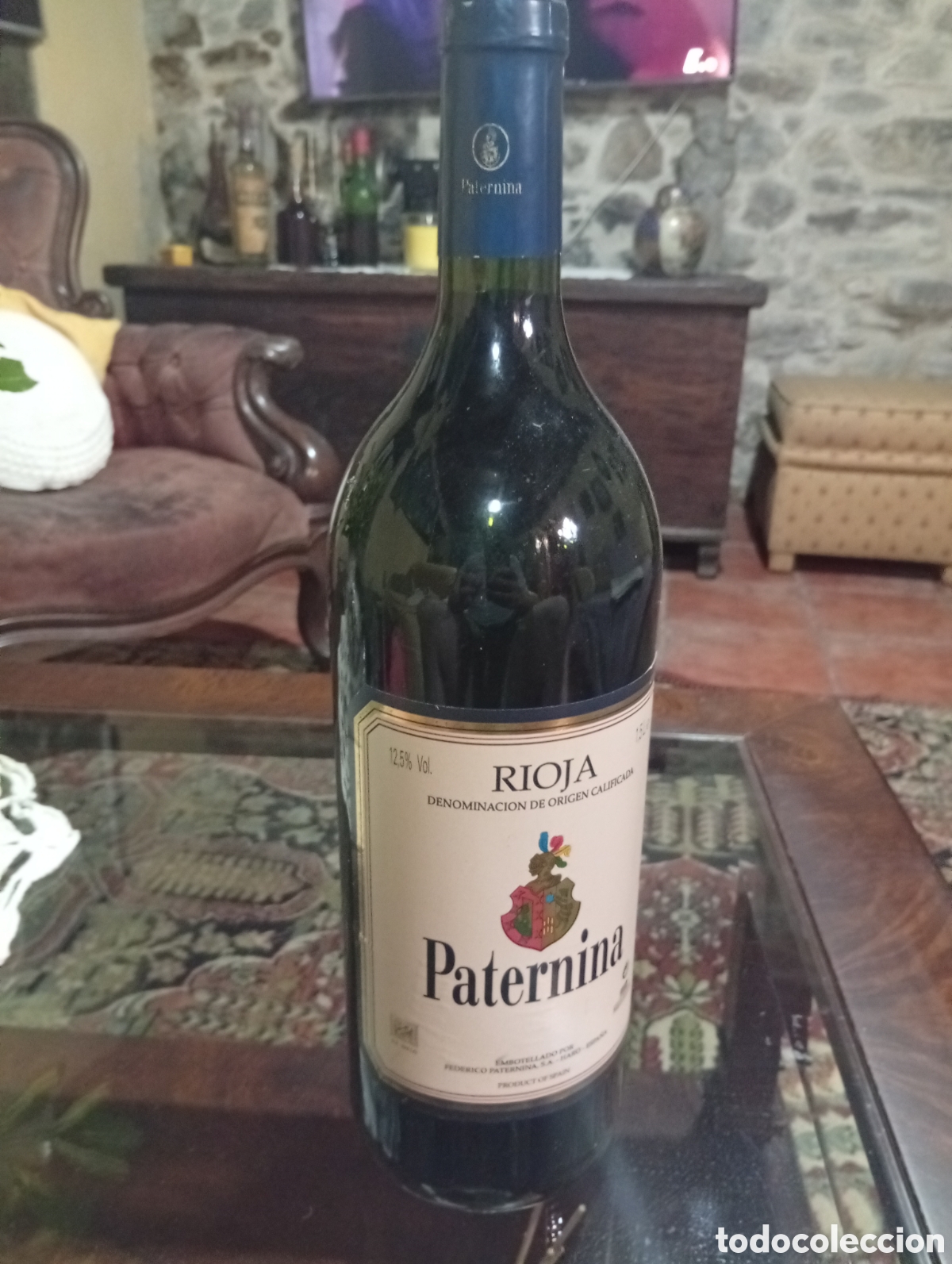 Coleccionismo de vinos y licores: Botella Paternina de 1,5 litros