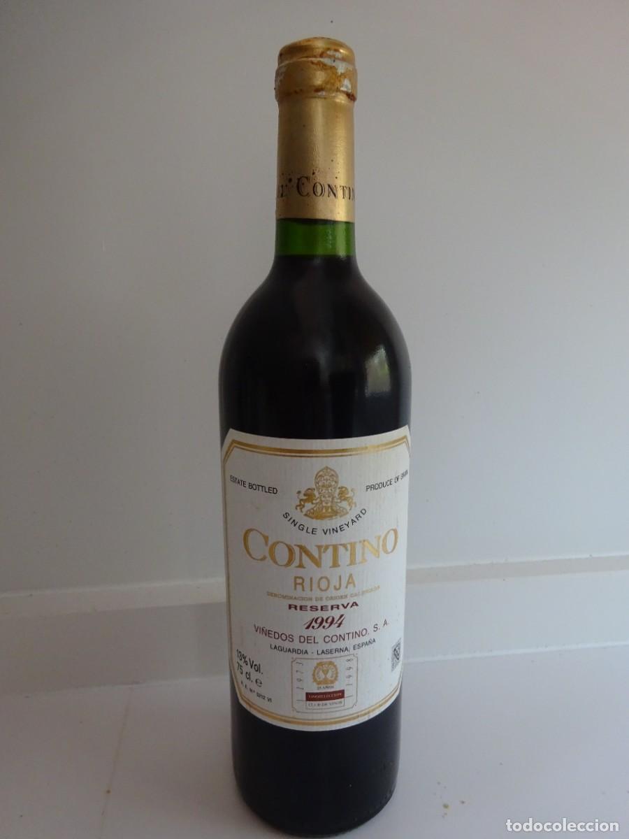 Coleccionismo de vinos y licores: BOTELLA DE VINO RIOJA CONTINO RESERVA 1994