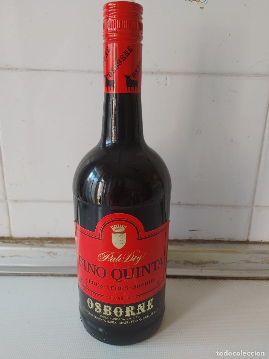 Coleccionismo de vinos y licores: QUINTA FINO SECO P&Aacute;LIDO. OSBORNE. J&Eacute;REZ. 75 cl,PRECINTADA