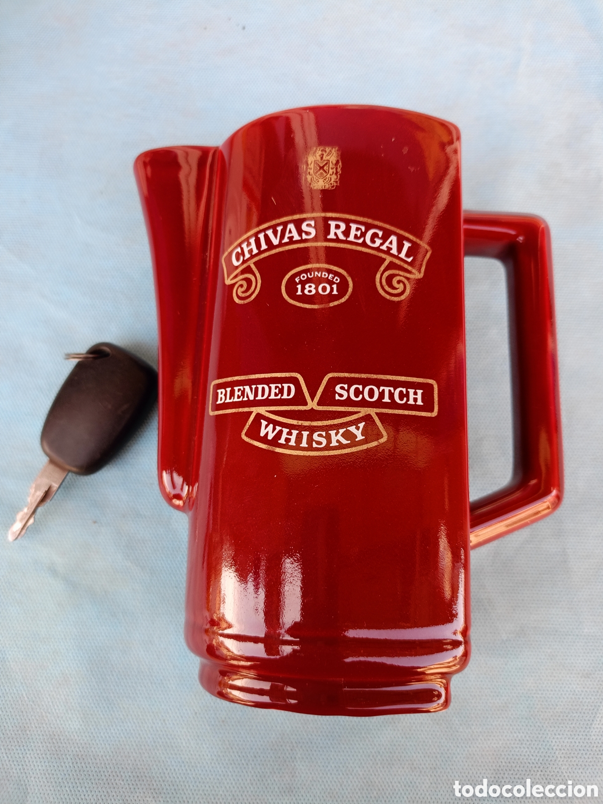 Coleccionismo de vinos y licores: JARRA DE WHISKY CHIVAS REGAL, SELLADA SAN CLAUDIO ASTURIAS