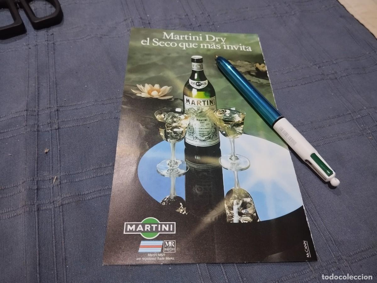 Coleccionismo de vinos y licores: MARTINI DRY SECO ANUNCIO PUBLICIDAD REVISTA BONITO PARA ENMARCAR