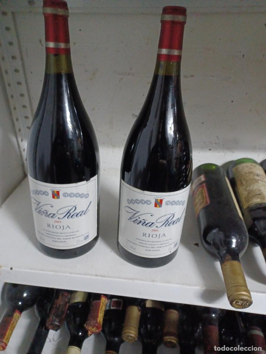 Coleccionismo de vinos y licores: BOTELLAS MAGNUN VI&Ntilde;A REAL CRIANZA 2001