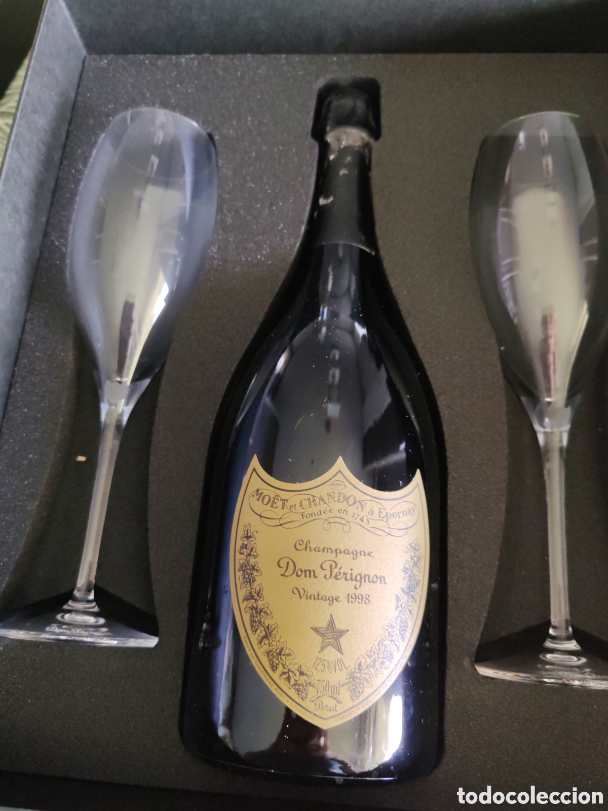 Coleccionismo de vinos y licores: Botella champagne Don Perignon 1998 coleccionistas