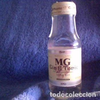 Coleccionismo de vinos y licores: BOTELLITA GIN TONIC MG En Su Justa Medida 200ml Precintada Sello Impuesto Alcohol PEIFER