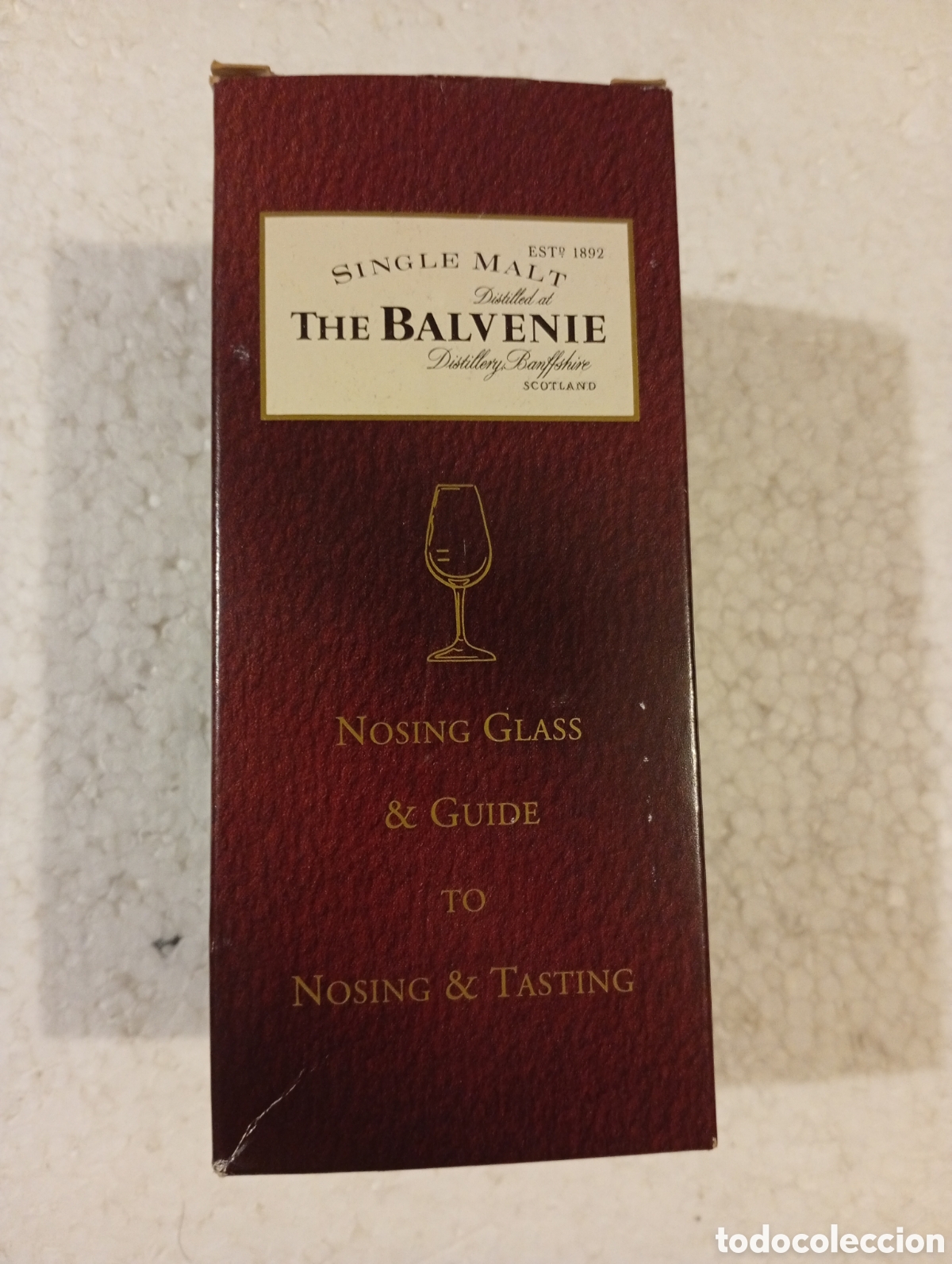 Coleccionismo de vinos y licores: THE BALVENIE SINGLE MALT NOSING GLASS & GUIDE TO NOSING & TASTING