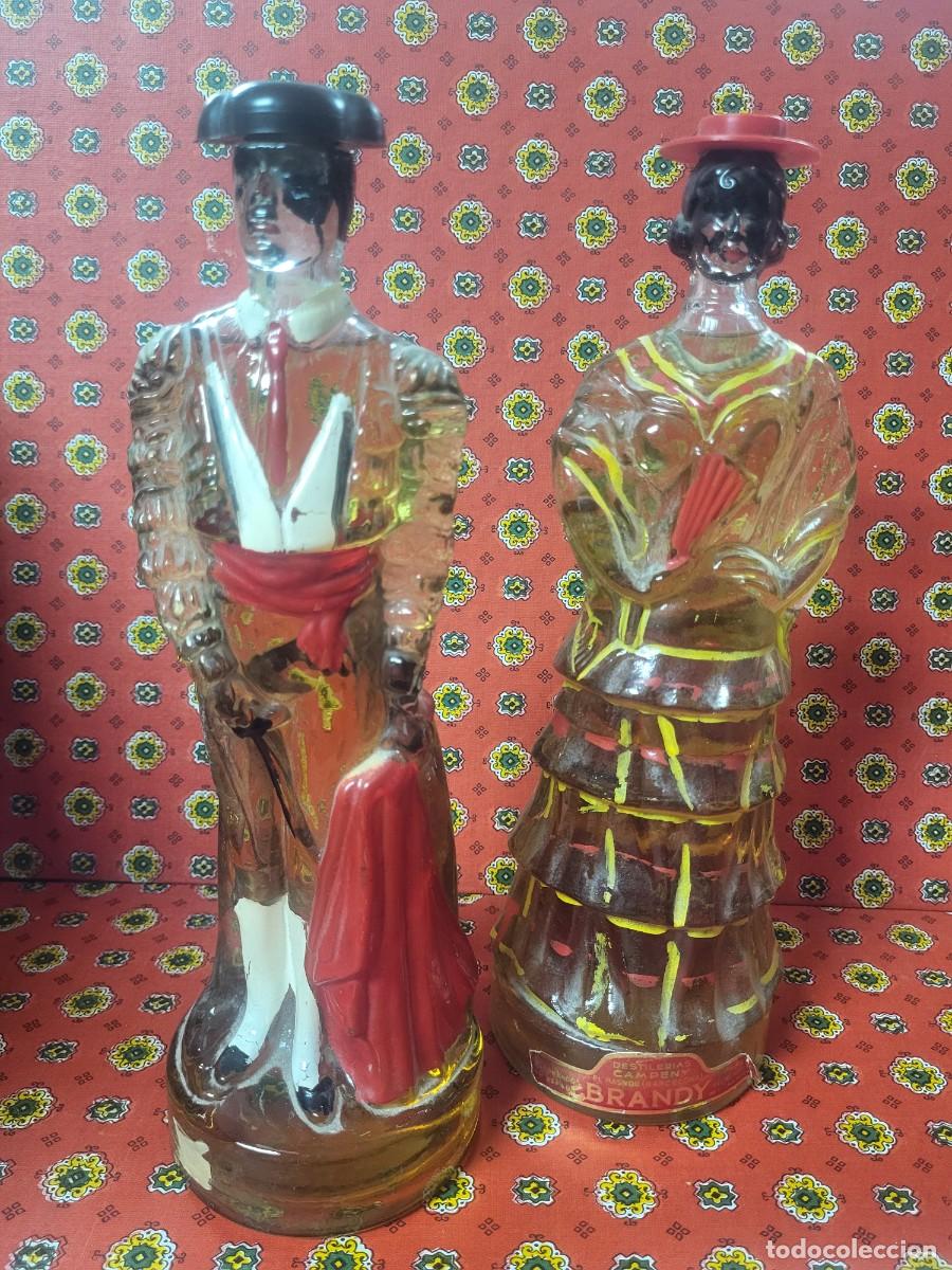 Coleccionismo de vinos y licores: BOTELLAS BRANDY CO&Ntilde;AC CAMPENY DESTILERIAS MASNOU TORERO Y CORDOBESA