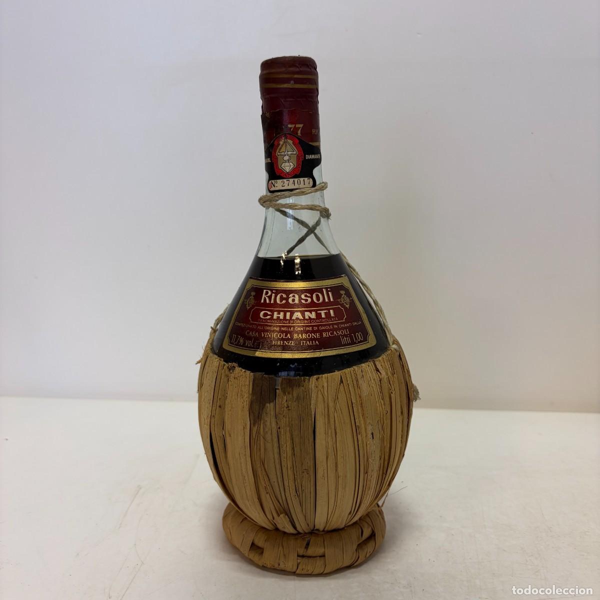 Coleccionismo de vinos y licores: Vino: N.V. Ricasoli, Casa Vinicola Barone Ricasoli (Chianti, Italia) 1L