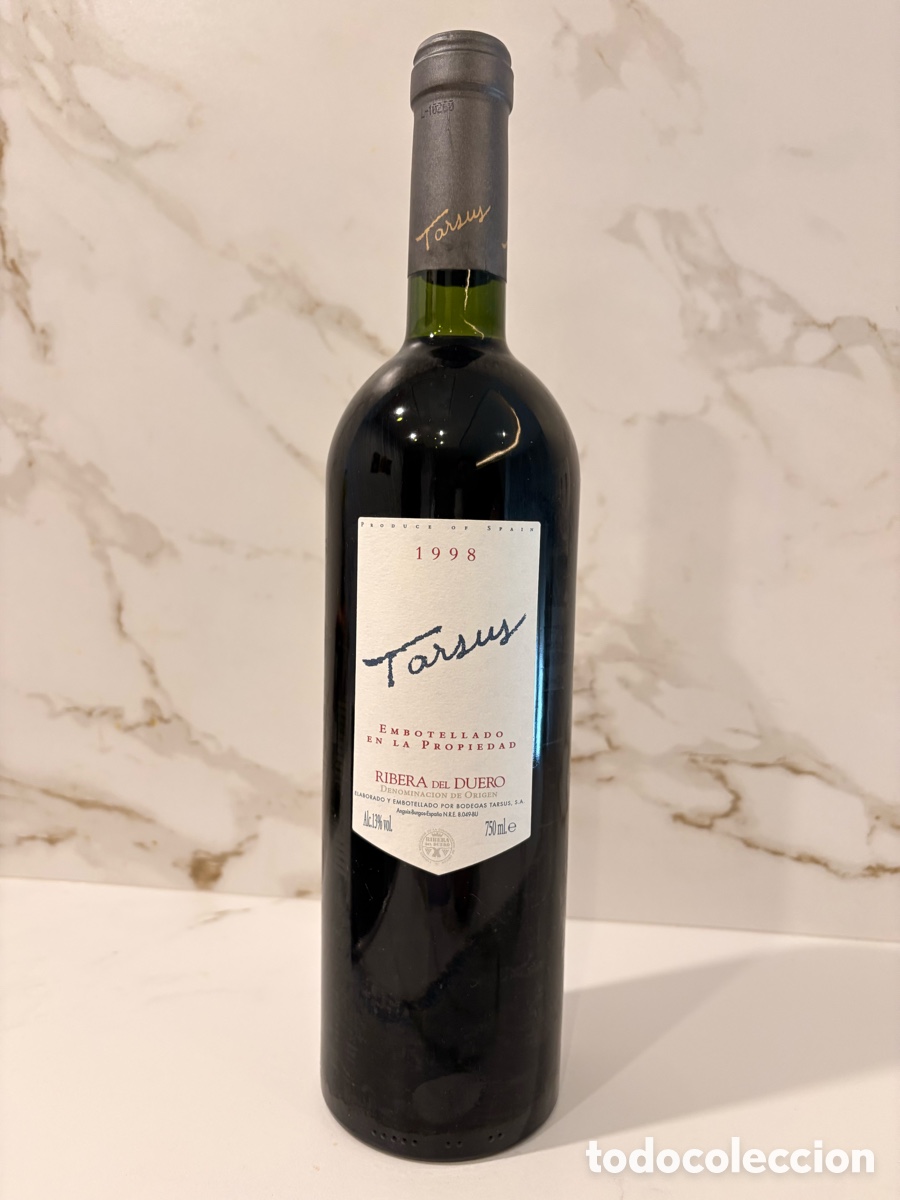 Coleccionismo de vinos y licores: Vino Tarsus Reserva 1998