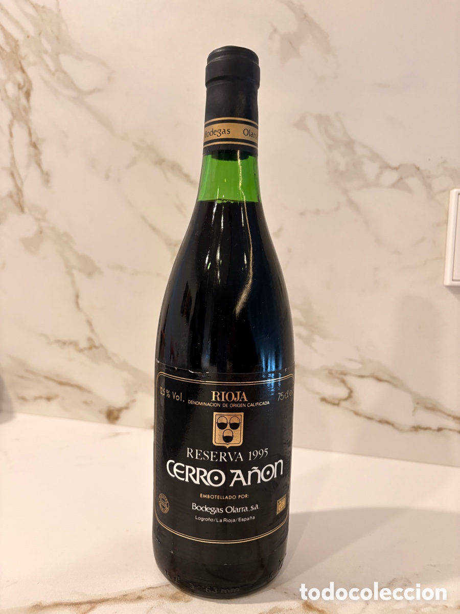 Coleccionismo de vinos y licores: Vino Cerro A&ntilde;&oacute;n 1995