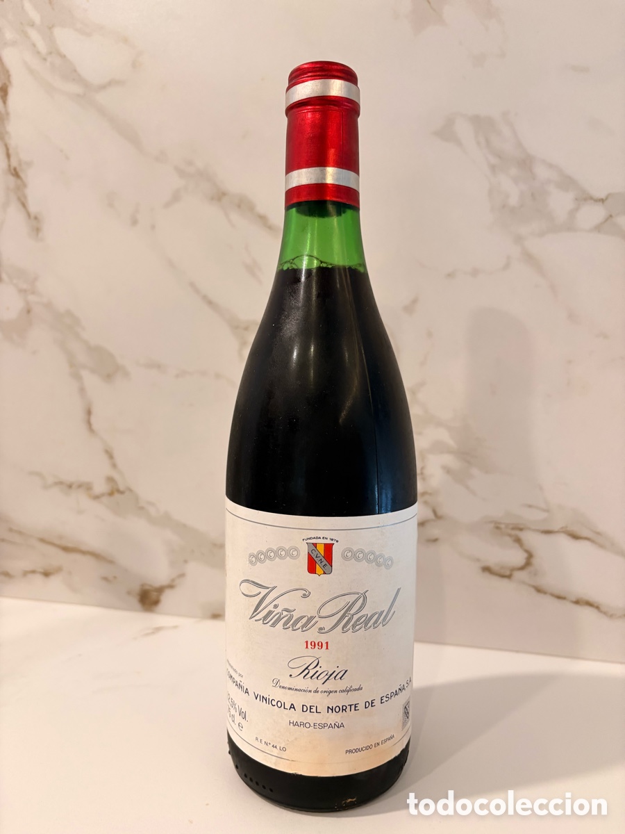 Coleccionismo de vinos y licores: Vino Vi&ntilde;a Real 1991 C.V.N.E