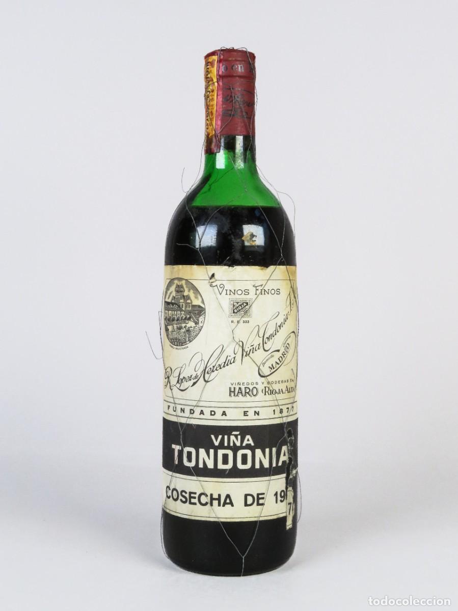 Coleccionismo de vinos y licores: Botella de vino tinto Vi&ntilde;a Tondonia Gran Reserva cosecha de 1970